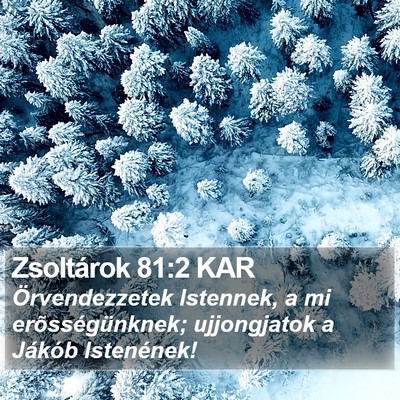 Zsoltárok 81:2 KAR Bible Verse Image