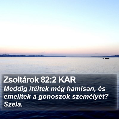 Zsoltárok 82:2 KAR Bible Verse Image