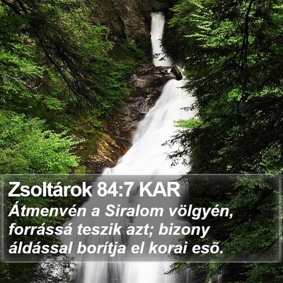 Zsoltárok 84:7 KAR Bible Verse Image