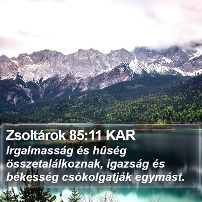Zsoltárok 85:11 KAR Bible Verse Image