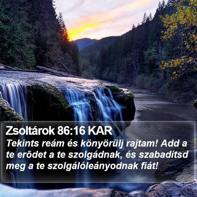 Zsoltárok 86:16 KAR Bible Verse Image