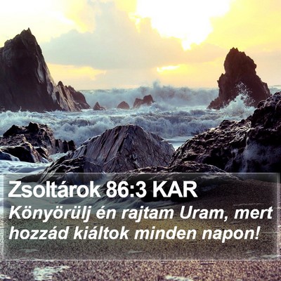 Zsoltárok 86:3 KAR Bible Verse Image