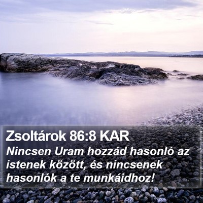 Zsoltárok 86:8 KAR Bible Verse Image