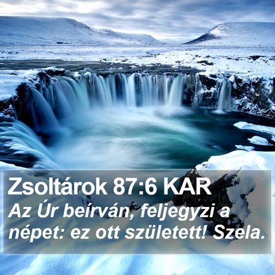 Zsoltárok 87:6 KAR Bible Verse Image