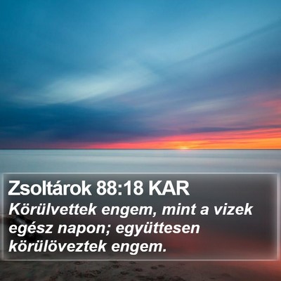 Zsoltárok 88:18 KAR Bible Verse Image