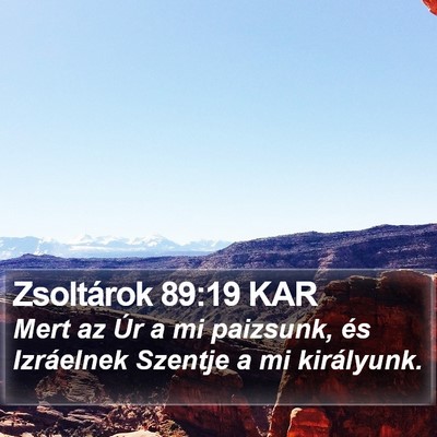 Zsoltárok 89:19 KAR Bible Verse Image