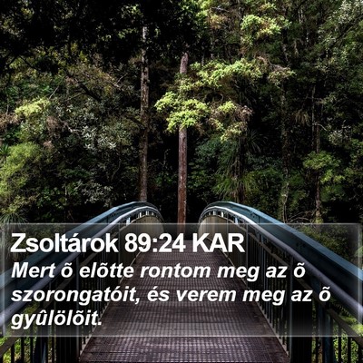 Zsoltárok 89:24 KAR Bible Verse Image