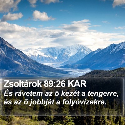 Zsoltárok 89:26 KAR Bible Verse Image