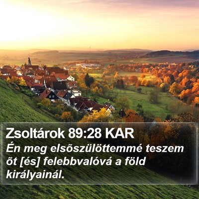 Zsoltárok 89:28 KAR Bible Verse Image