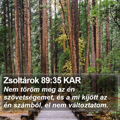 Zsoltárok 89:35 KAR Bible Verse Image