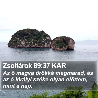 Zsoltárok 89:37 KAR Bible Verse Image