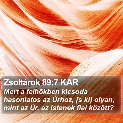 Zsoltárok 89:7 KAR Bible Verse Image