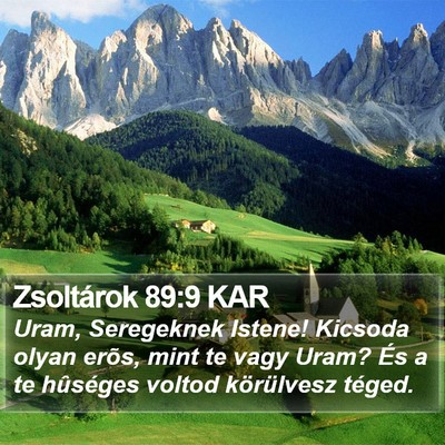 Zsoltárok 89:9 KAR Bible Verse Image