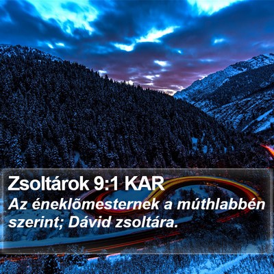 Zsoltárok 9:1 KAR Bible Verse Image