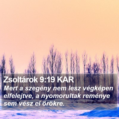 Zsoltárok 9:19 KAR Bible Verse Image