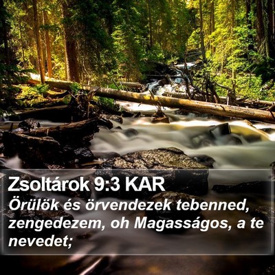 Zsoltárok 9:3 KAR Bible Verse Image