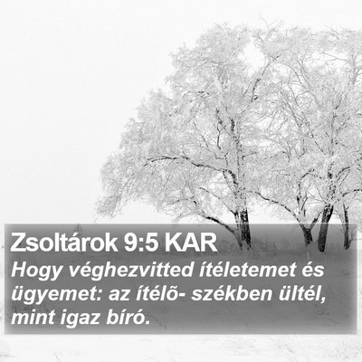 Zsoltárok 9:5 KAR Bible Verse Image