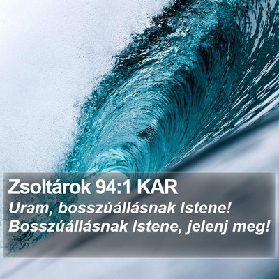 Zsoltárok 94:1 KAR Bible Verse Image