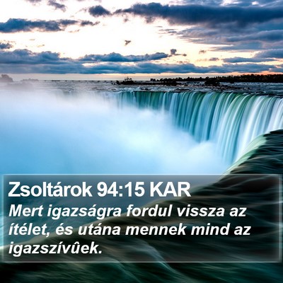 Zsoltárok 94:15 KAR Bible Verse Image