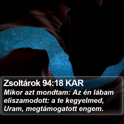 Zsoltárok 94:18 KAR Bible Verse Image