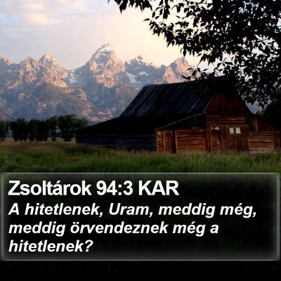 Zsoltárok 94:3 KAR Bible Verse Image