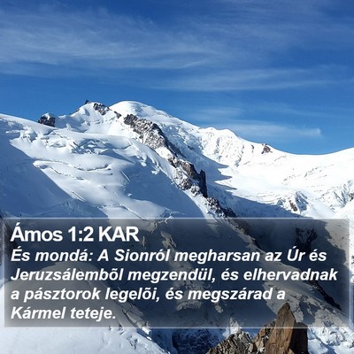 Ámos 1:2 KAR Bible Verse Image