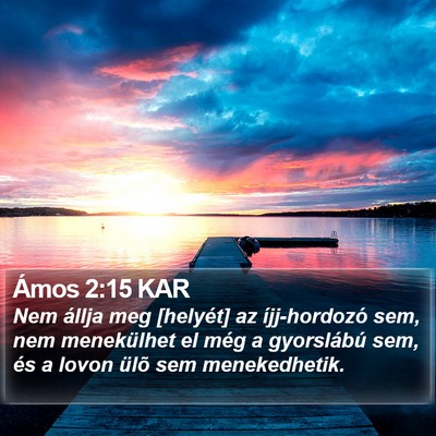 Ámos 2:15 KAR Bible Verse Image