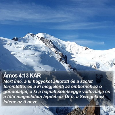 Ámos 4:13 KAR Bible Verse Image