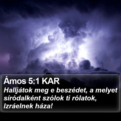 Ámos 5:1 KAR Bible Verse Image