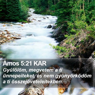 Ámos 5:21 KAR Bible Verse Image