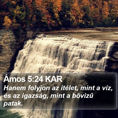 Ámos 5:24 KAR Bible Verse Image