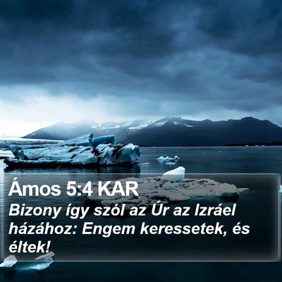 Ámos 5:4 KAR Bible Verse Image