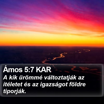 Ámos 5:7 KAR Bible Verse Image