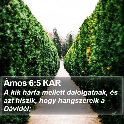 Ámos 6:5 KAR Bible Verse Image