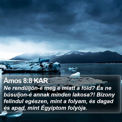 Ámos 8:8 KAR Bible Verse Image