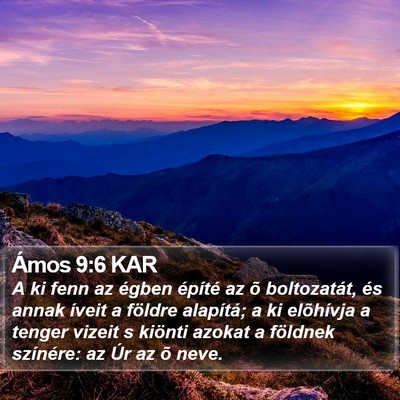 Ámos 9:6 KAR Bible Verse Image
