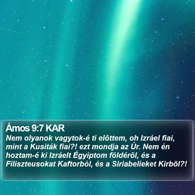 Ámos 9:7 KAR Bible Verse Image