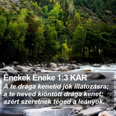 Énekek Éneke 1:3 KAR Bible Verse Image