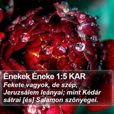 Énekek Éneke 1:5 KAR Bible Verse Image