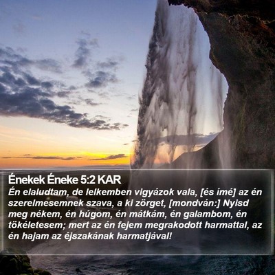Énekek Éneke 5:2 KAR Bible Verse Image