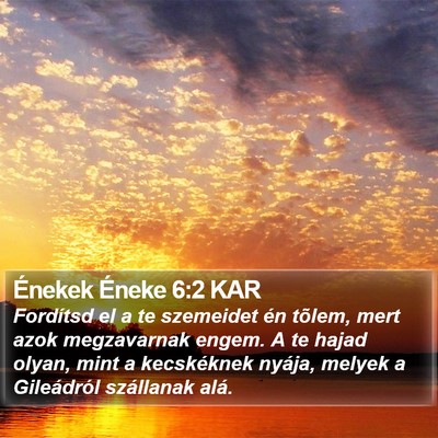Énekek Éneke 6:2 KAR Bible Verse Image
