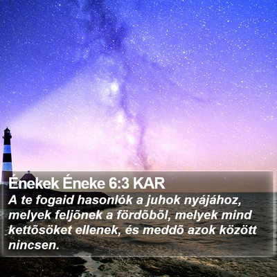 Énekek Éneke 6:3 KAR Bible Verse Image