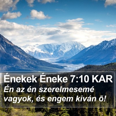 Énekek Éneke 7:10 KAR Bible Verse Image