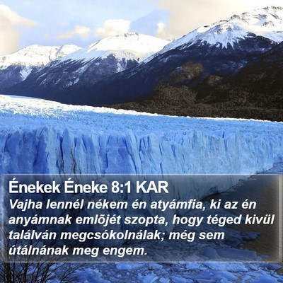 Énekek Éneke 8:1 KAR Bible Verse Image