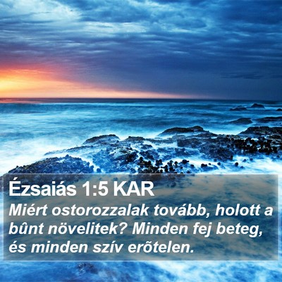 Ézsaiás 1:5 KAR Bible Verse Image
