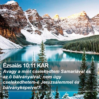 Ézsaiás 10:11 KAR Bible Verse Image