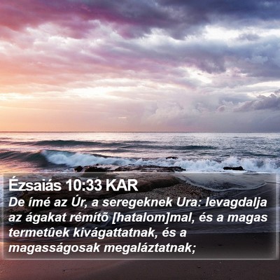 Ézsaiás 10:33 KAR Bible Verse Image