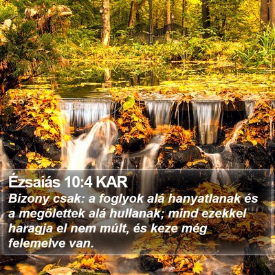 Ézsaiás 10:4 KAR Bible Verse Image