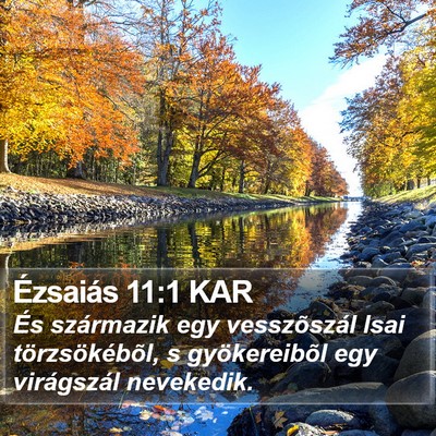 Ézsaiás 11:1 KAR Bible Verse Image