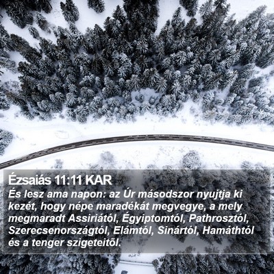 Ézsaiás 11:11 KAR Bible Verse Image